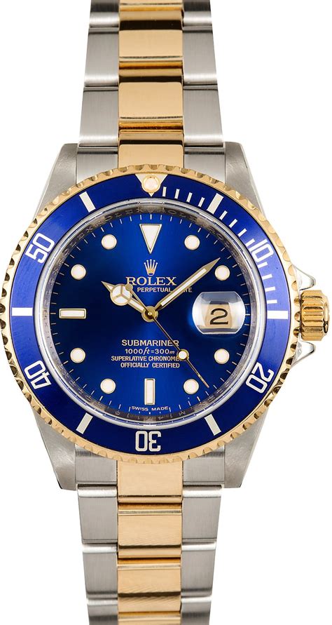 mens rolex submariner 16613 blue dial|rolex 16613 submariner price.